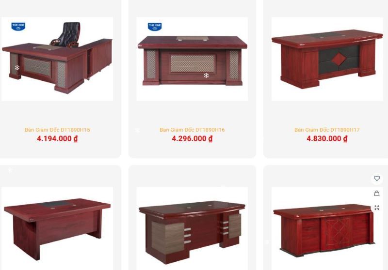 Bàn giám đốc cao cấp Tiền Giang