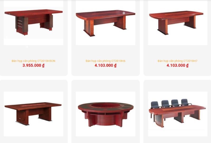 Chọn nhà cung cấp bàn họp văn phòng uy tín, có thương hiệu nổi tiếng ở Tiền Giang