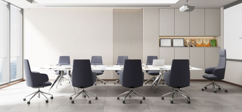 Ghế phòng họp hiện đại bố trí đồng bộ chuyên nghiệp