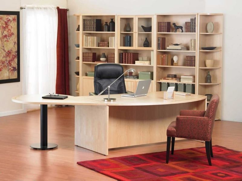 Bố trí tủ gỗ văn phòng khoa học, tối ưu diện tích