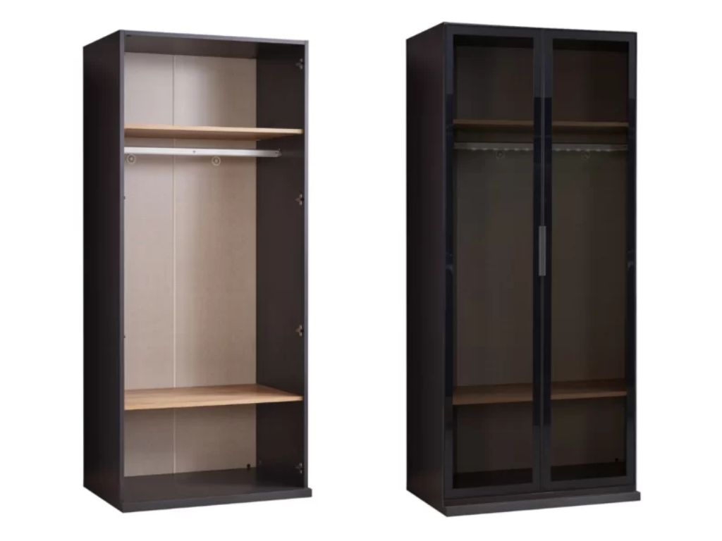 Tủ áo cánh mở kính cường lực MHT20